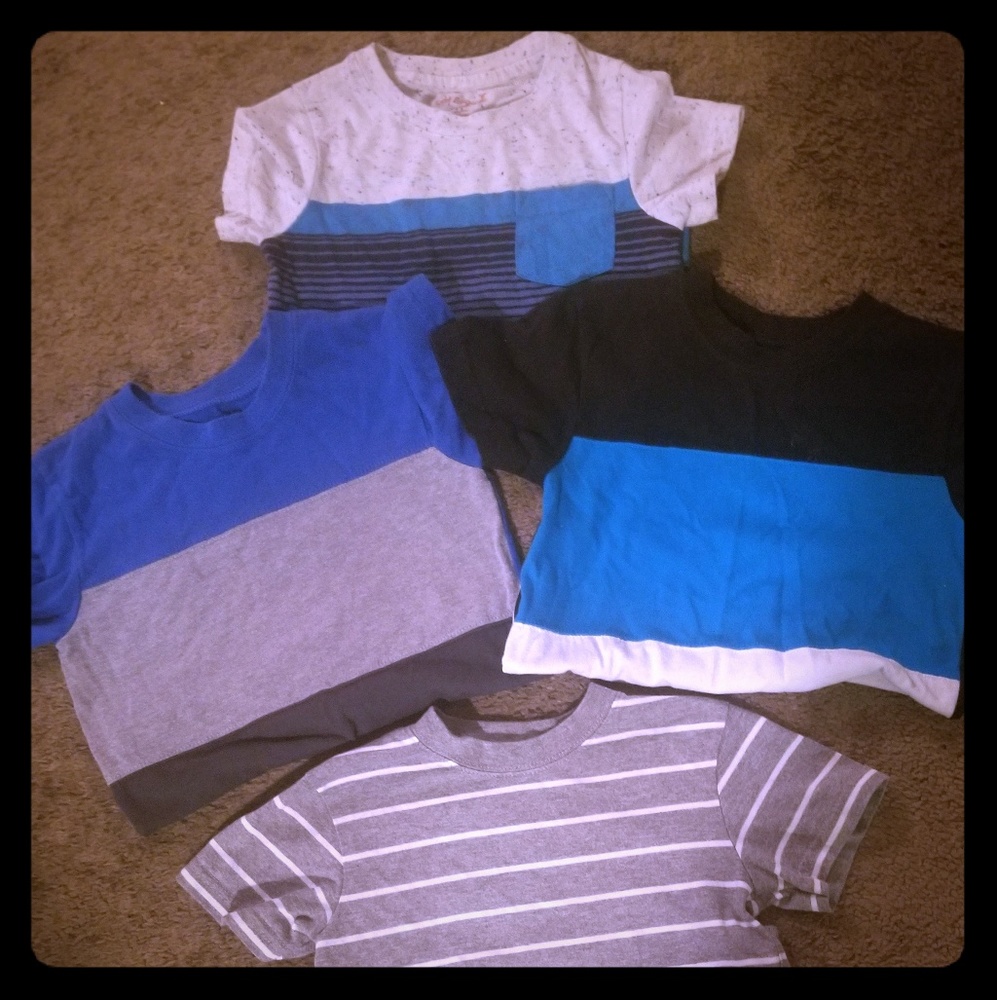 4 size 3T  boys T shirts